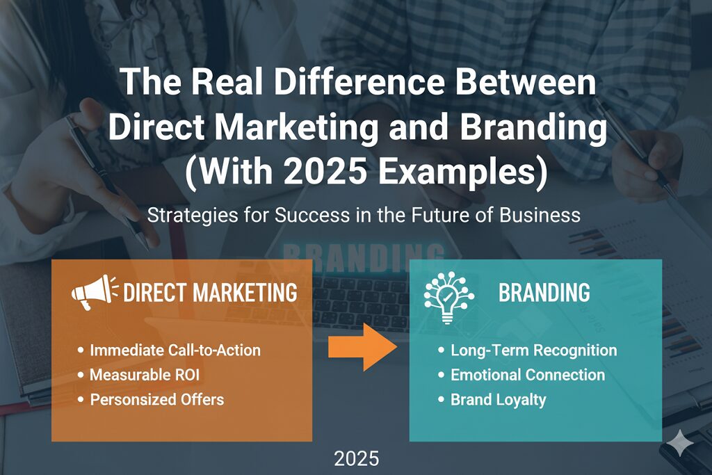 Direct Marketing vs Branding, difference between direct marketing and branding