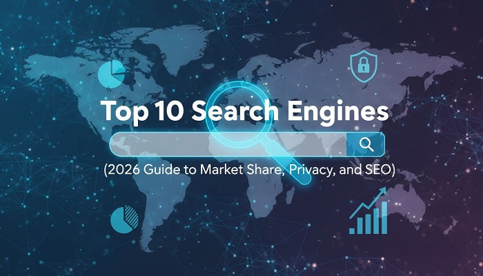 Top 10 Search Engines (2026 Guide to Market Share, Privacy, and SEO)